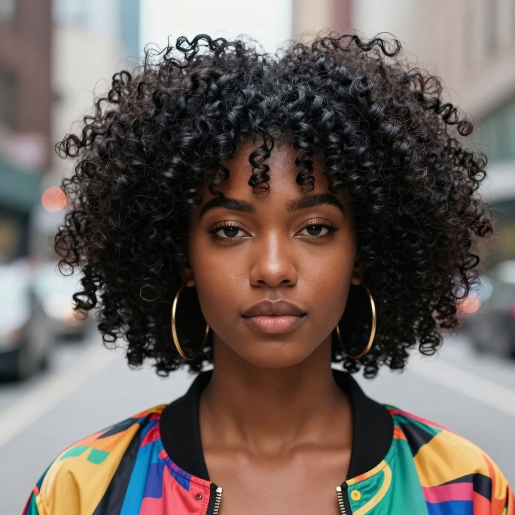 Textured Afro Weave