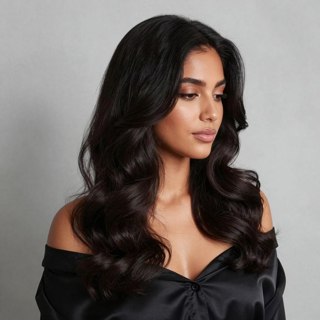 Side-Swept Waves Half Up