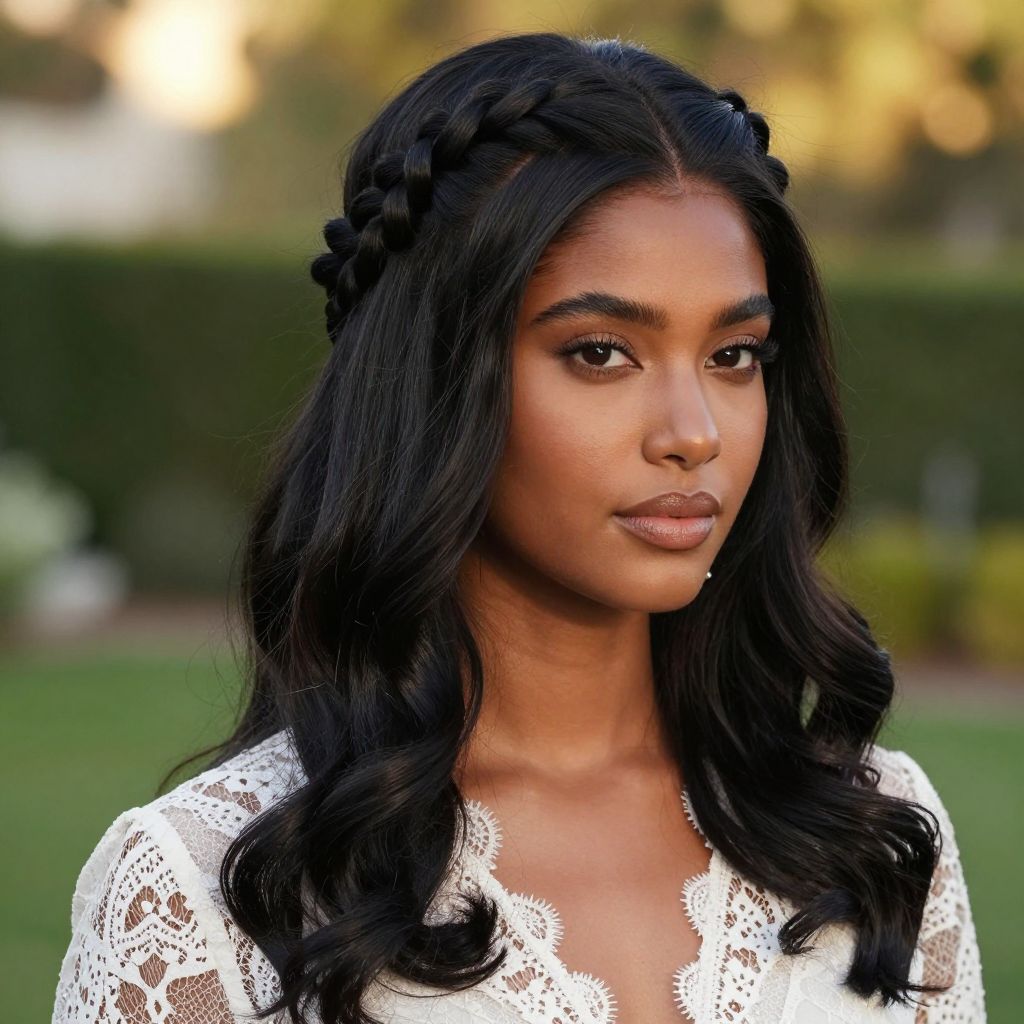 Braided Half Crown