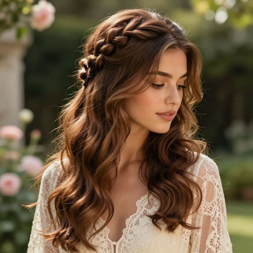 Braided Half Crown