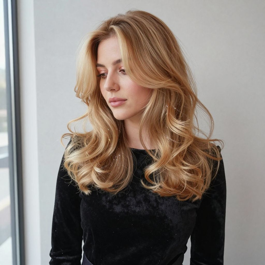 Glitter Tipped Curls