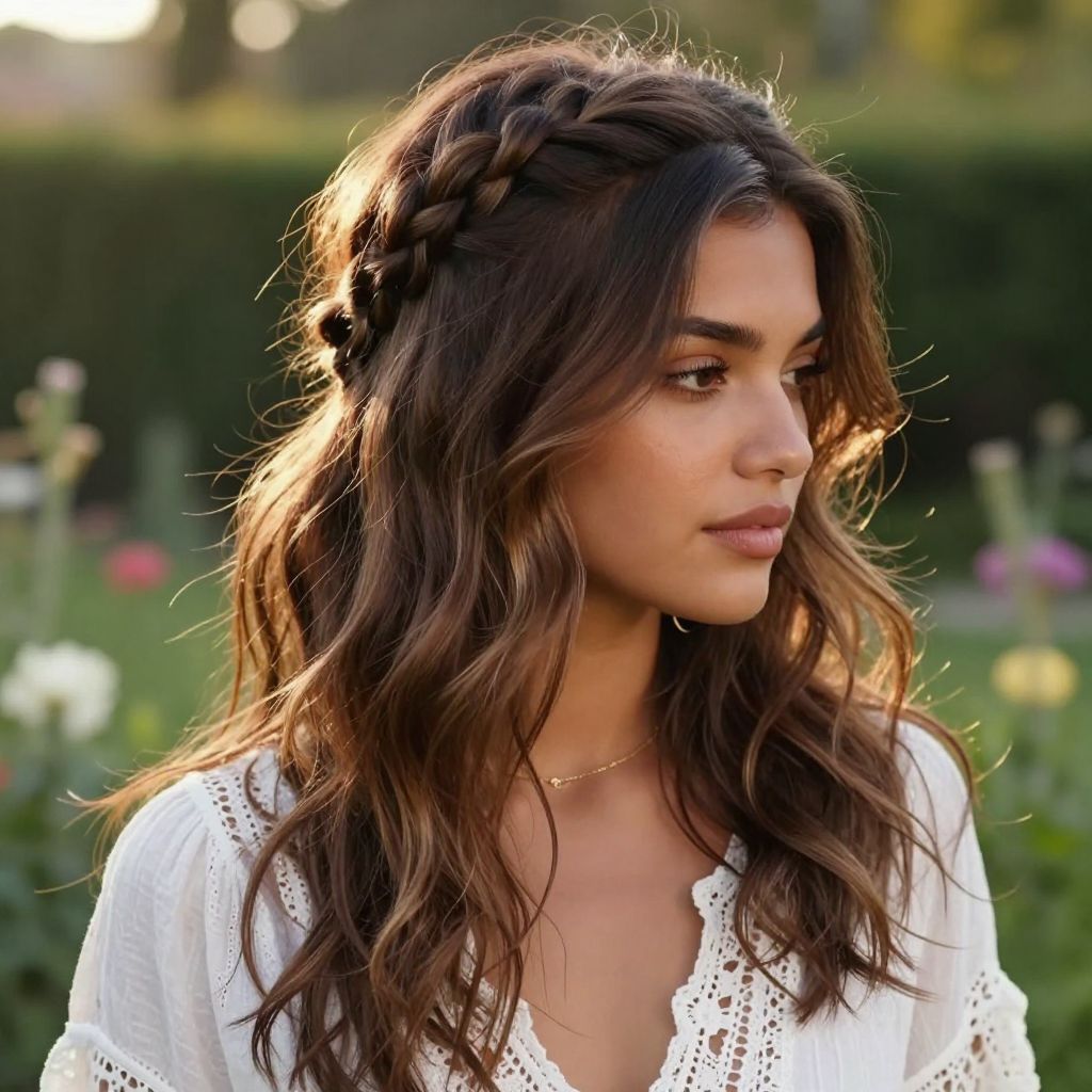 Messy Braided Crown