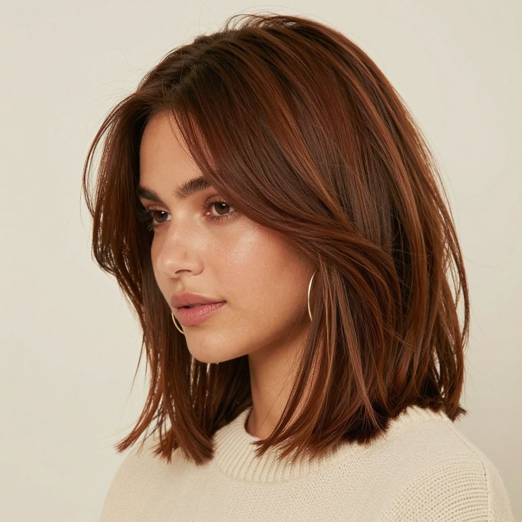 Playful Layers with Blunt Cut Ends