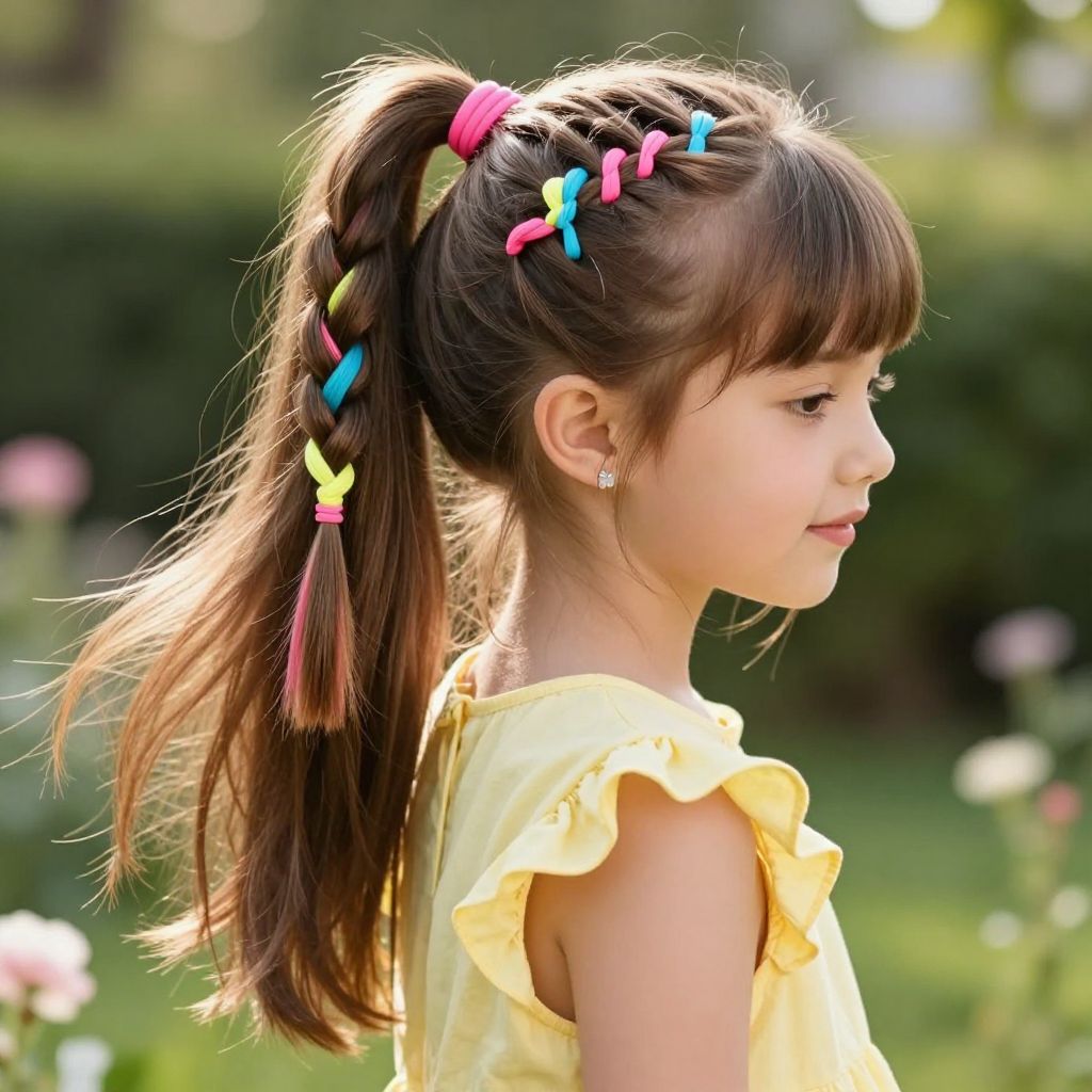 The Bubblegum Braid Ponytail