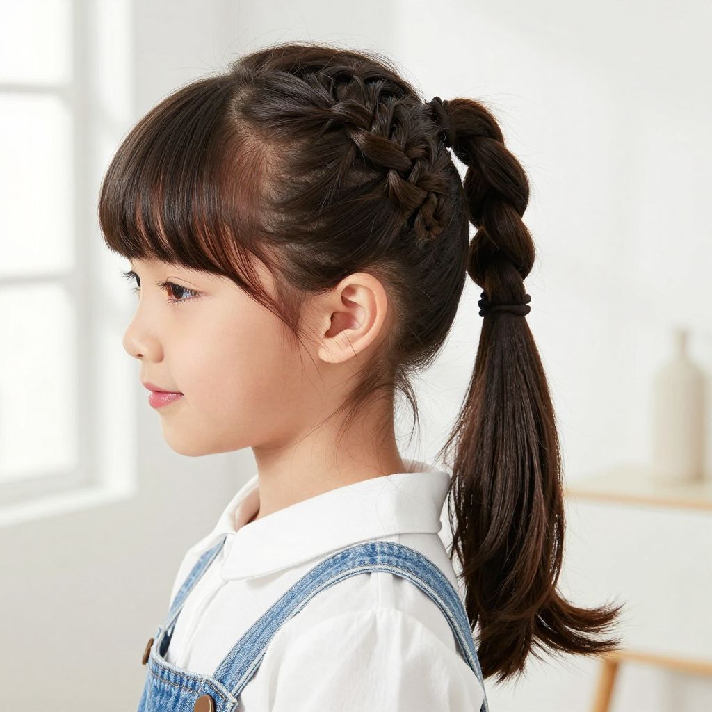 The Twisted Braid Ponytail