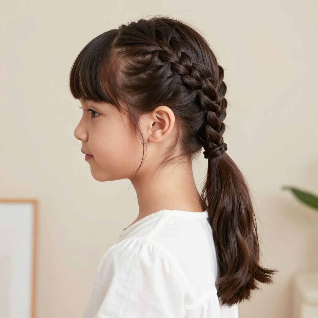 The Pixie Braid Ponytail