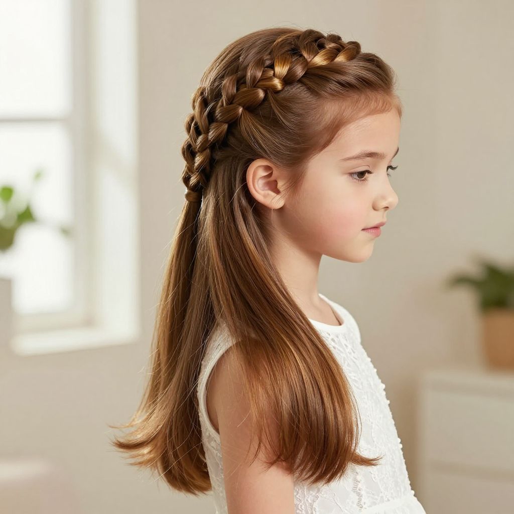 The Crown Braid Ponytail