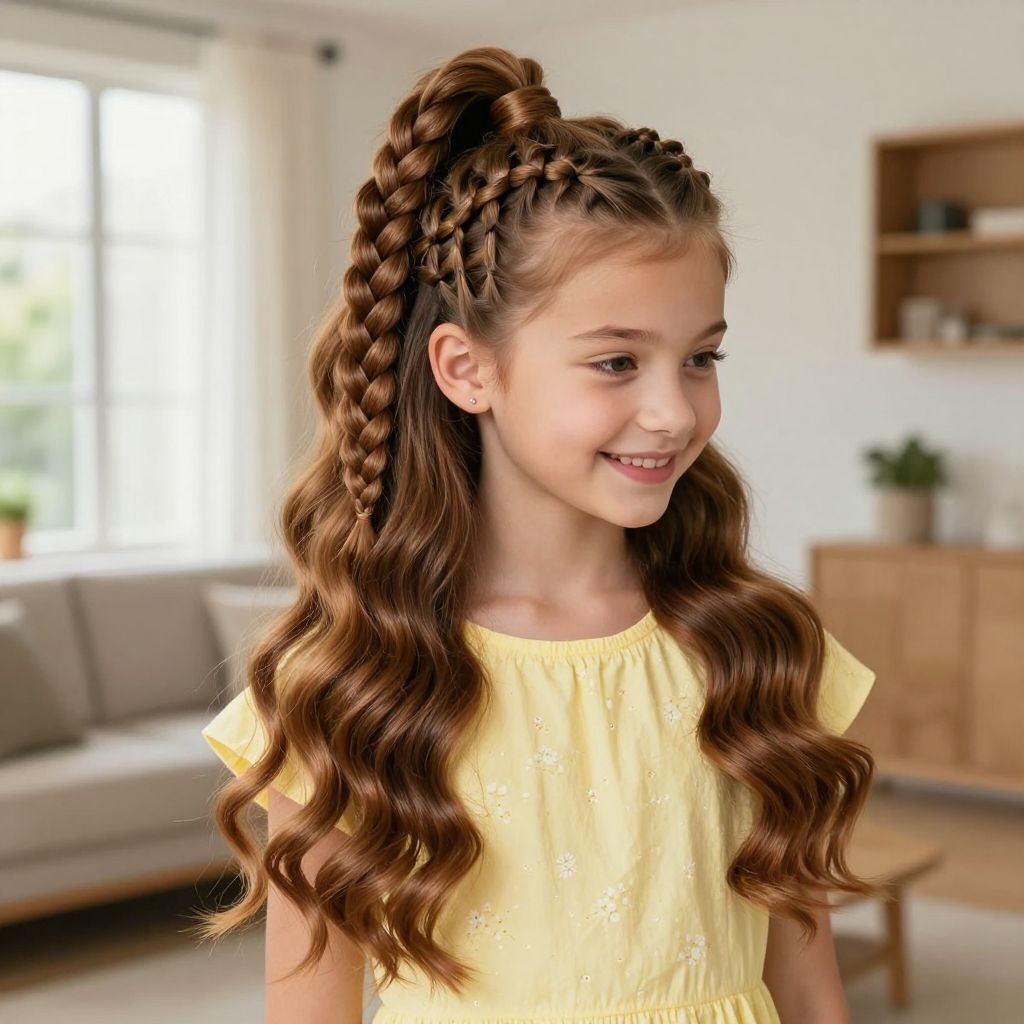 The Ladder Braid Ponytail