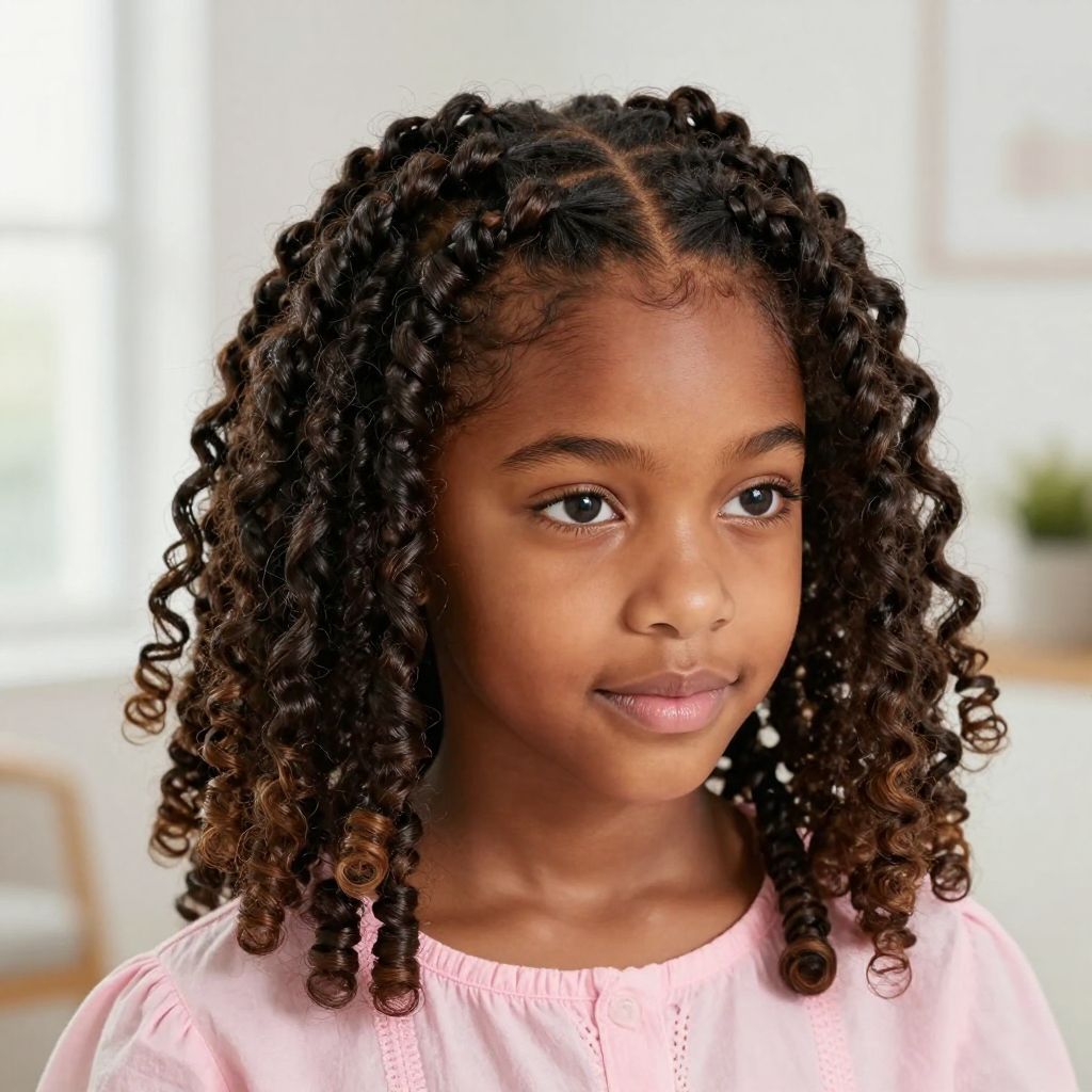 Twisted Crown Braids