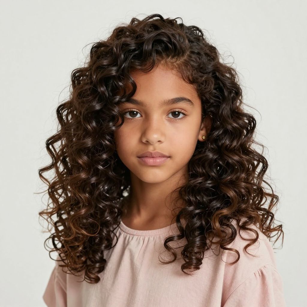 Twist-Out with Side Swept Bangs