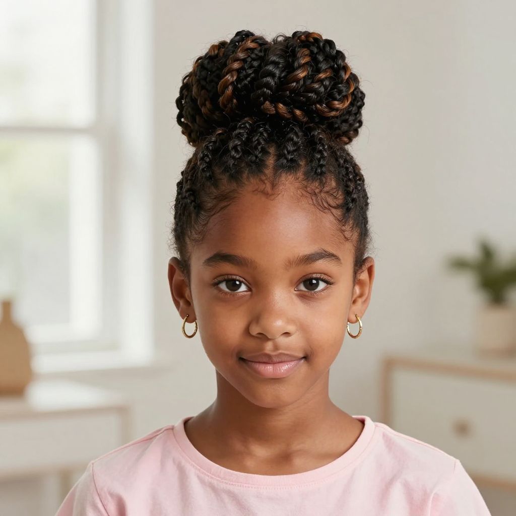High Bun with Twisted Front