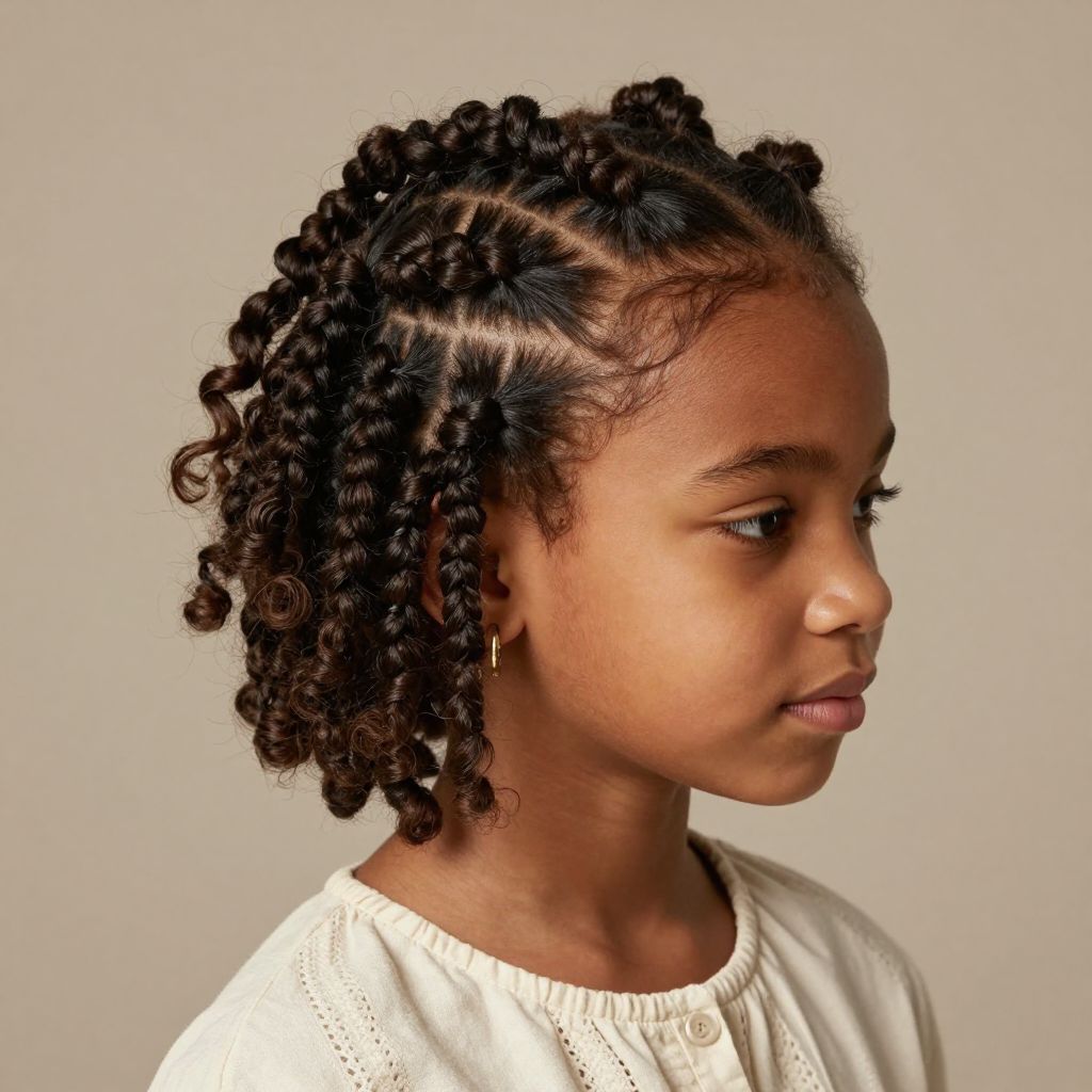 Bantu Knot Twists