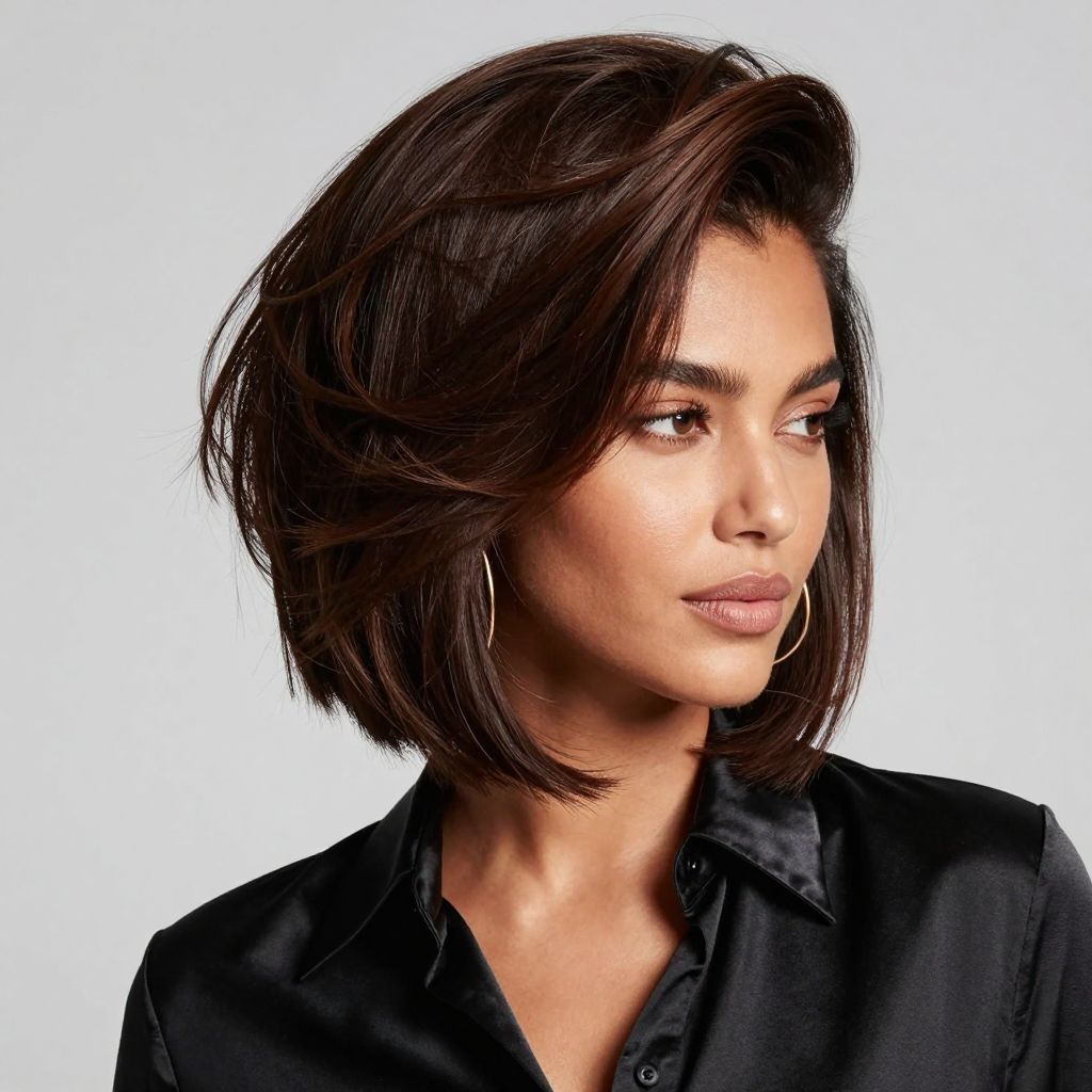 Pompadour with Soft Sides