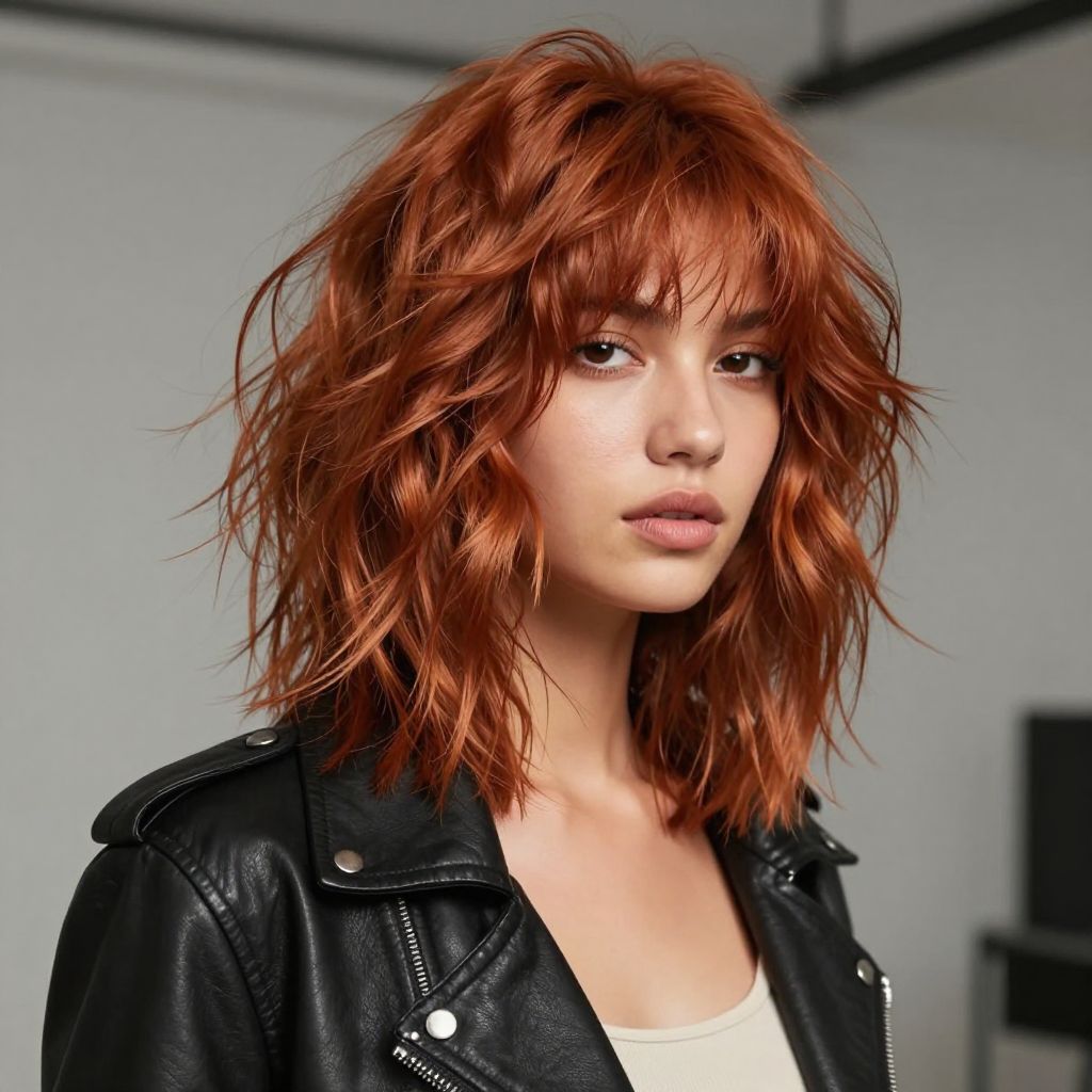 Voluminous Layered Shag