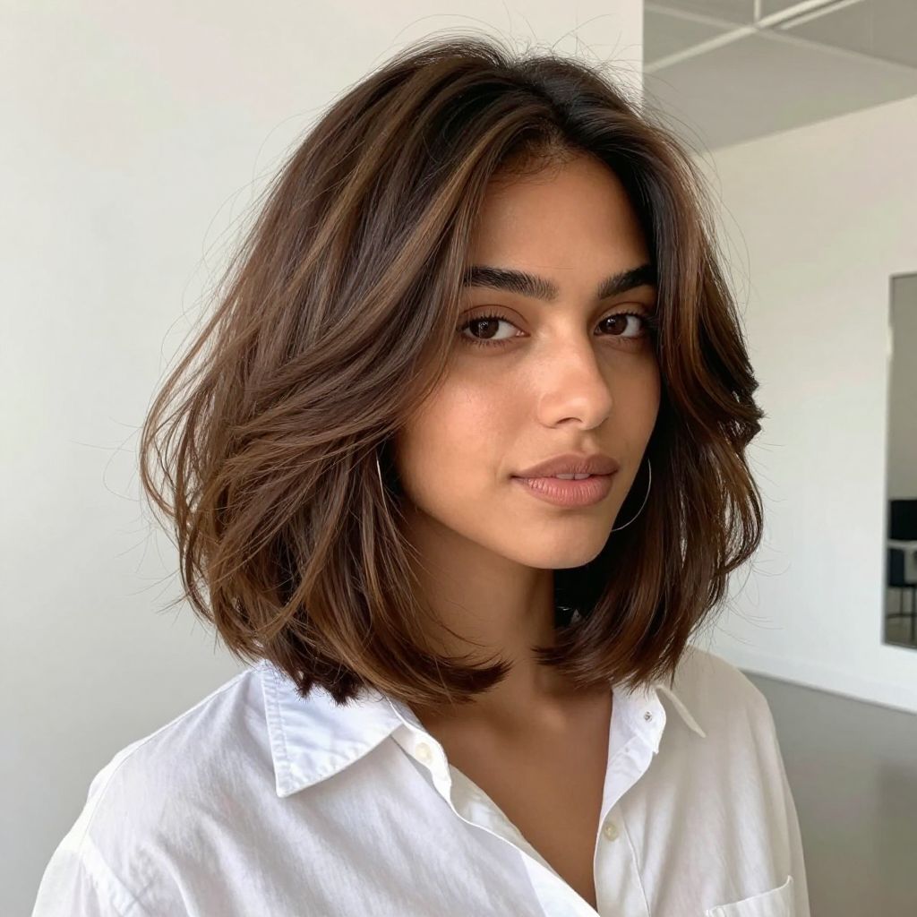 Voluminous Curved Bob