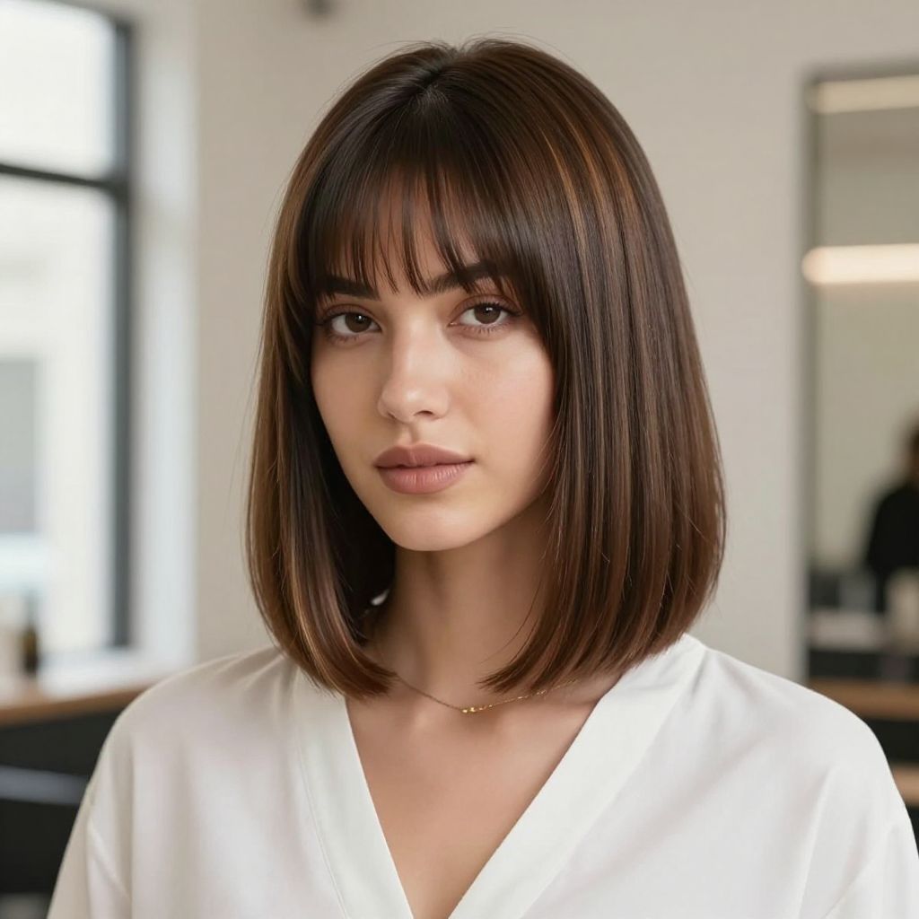 Classic Blunt Bang Bob