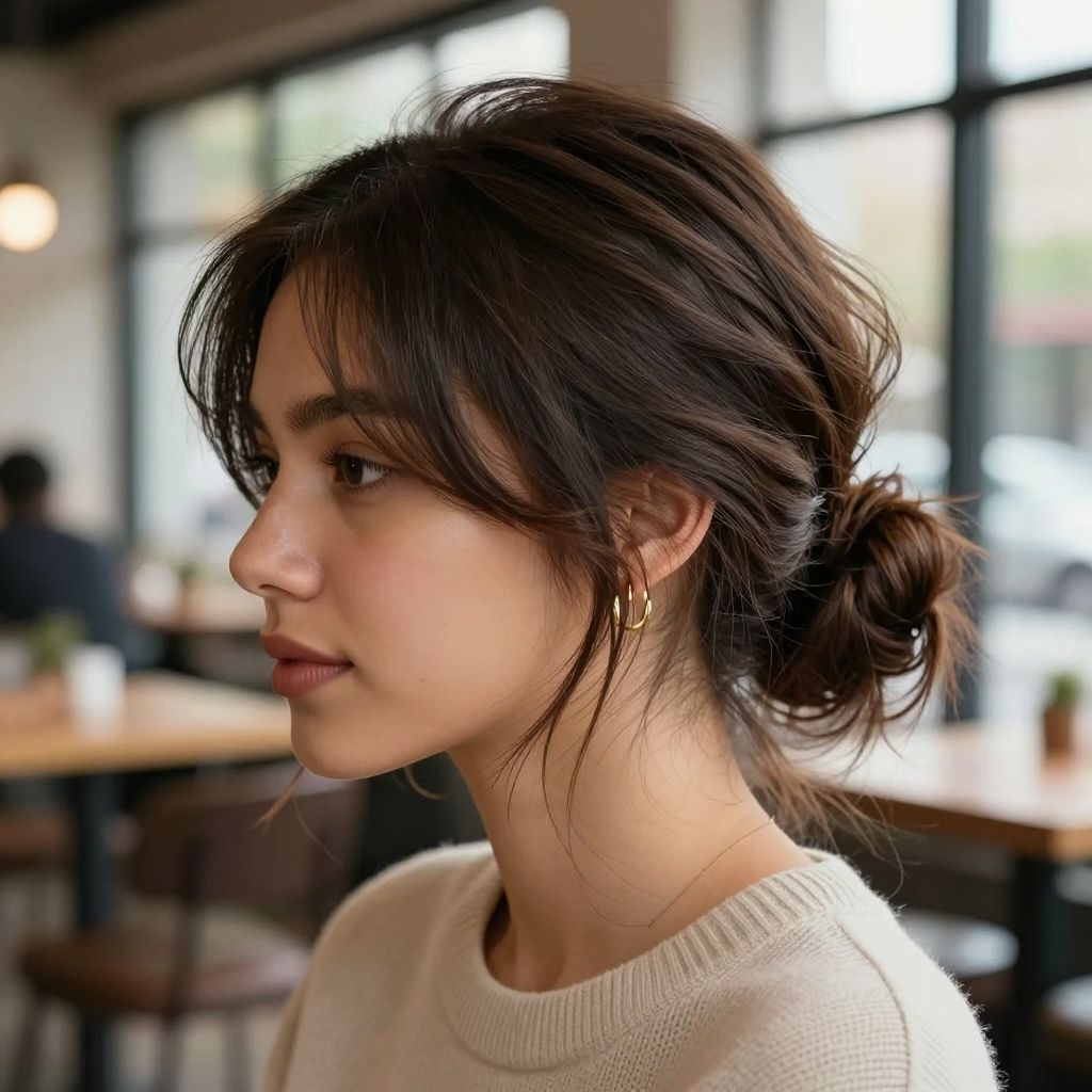 Messy Side Bun