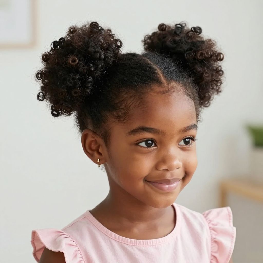 Double Bantu Buns