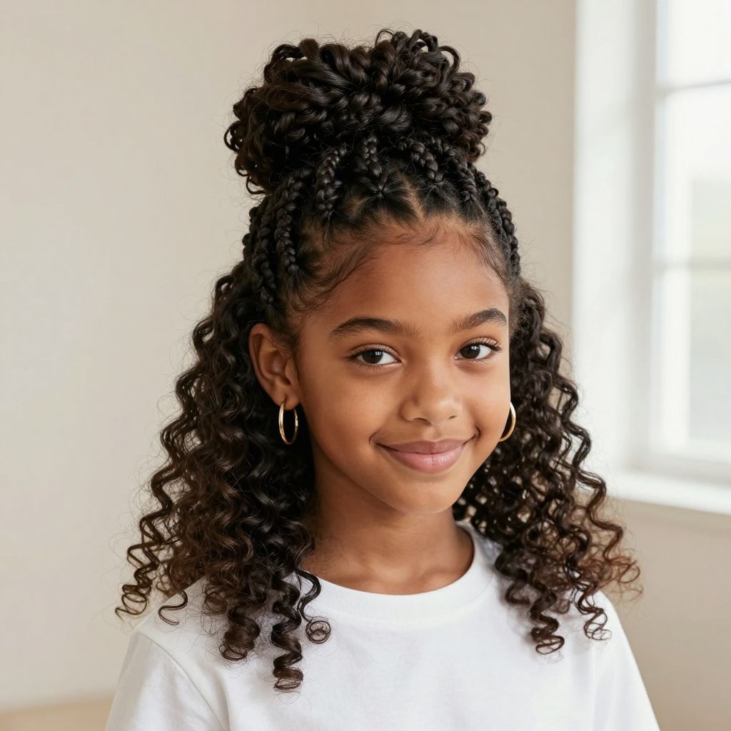 Braided Pineapple Updo