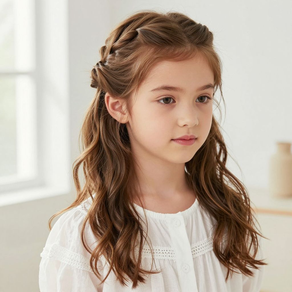 Half Up Twist Braids