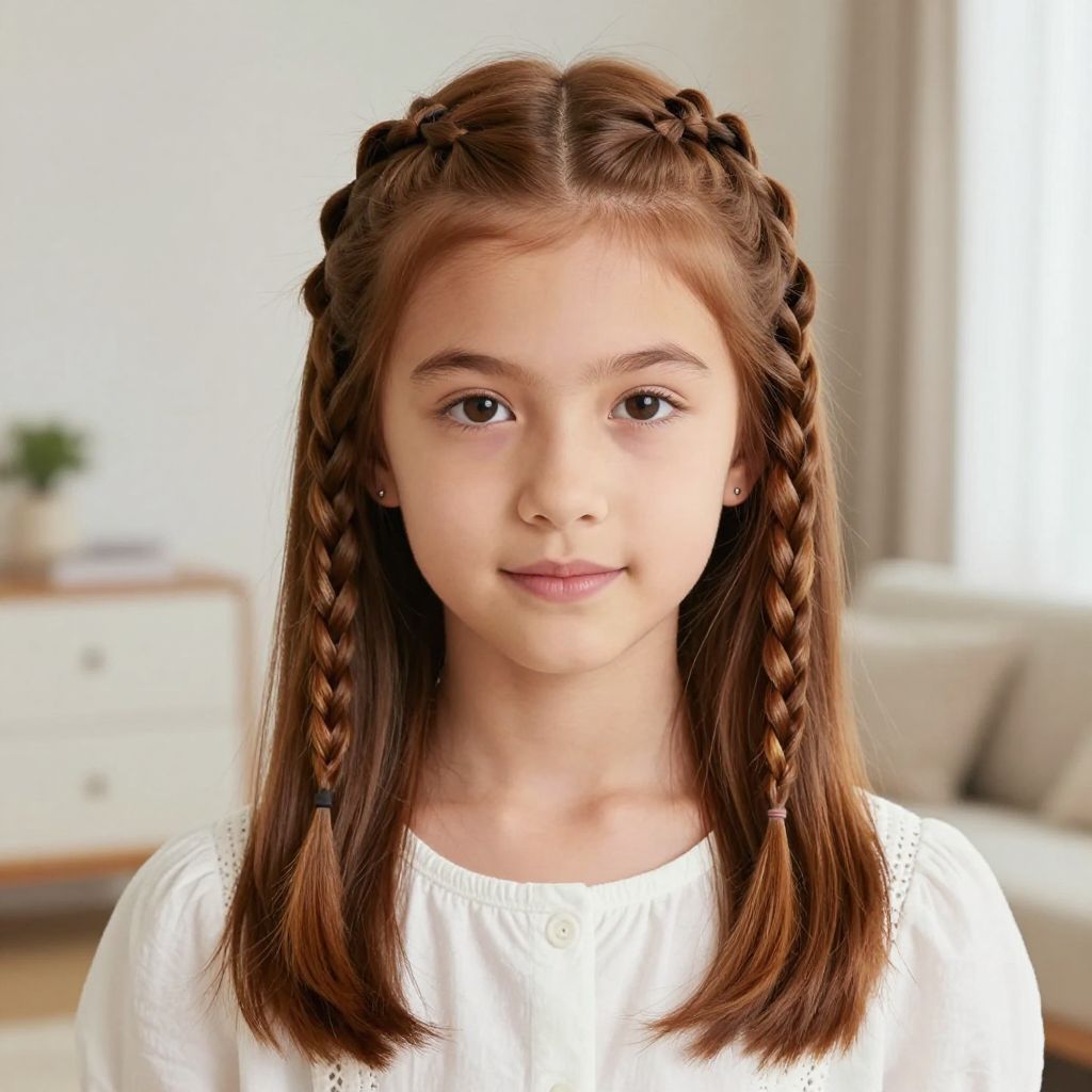 Zigzag Part Braids