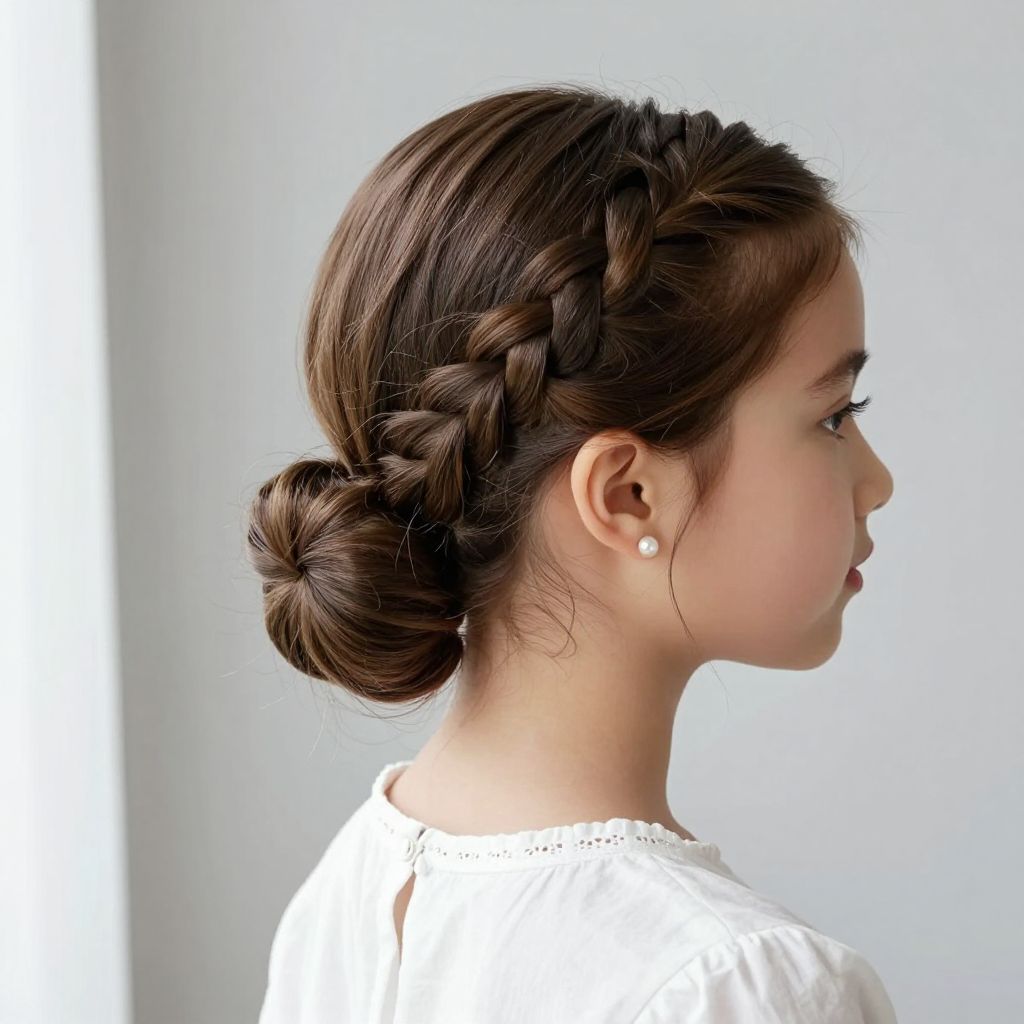 Side Braided Bun