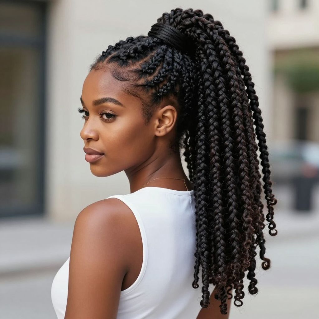 Marley Twist Ponytail with a Twist
