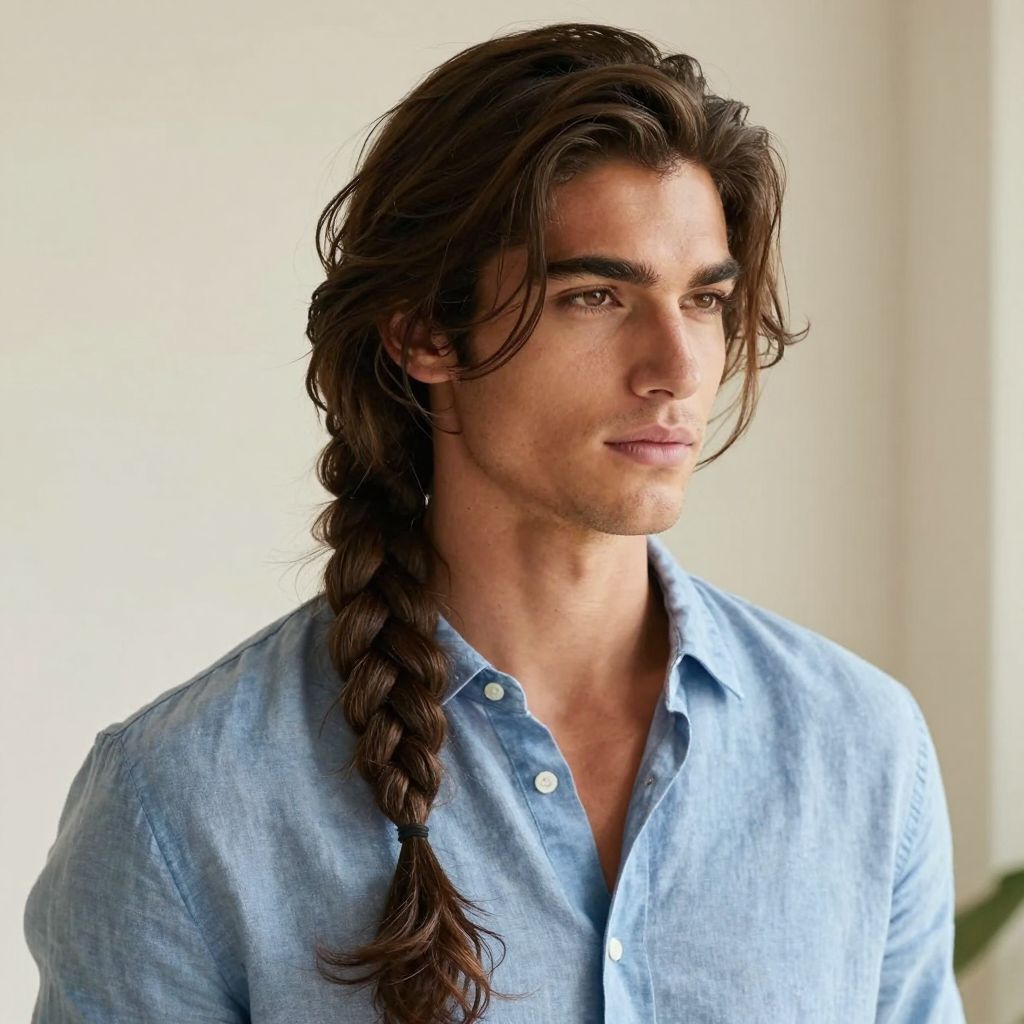 Side Swept Loose Braid