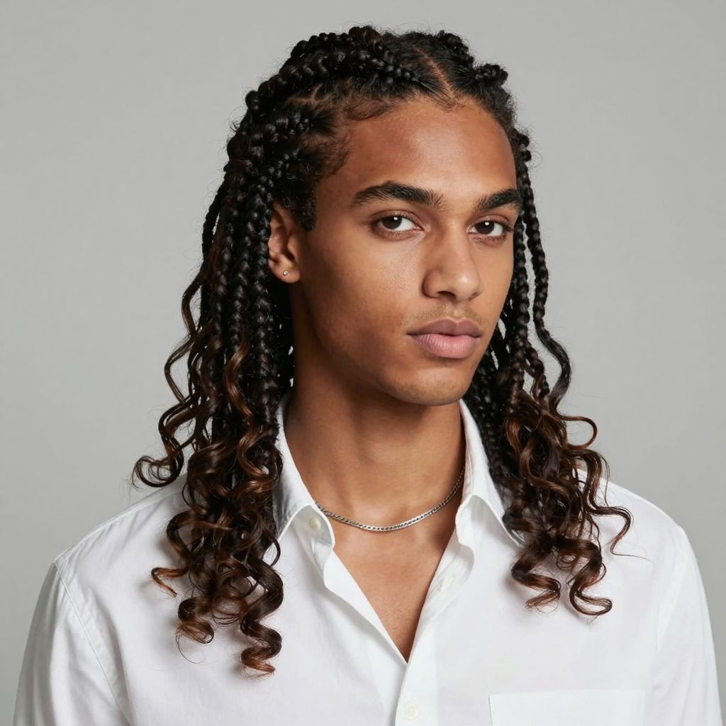 Side Part Cornrows