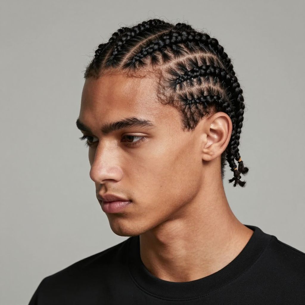 Thin Micro Cornrows