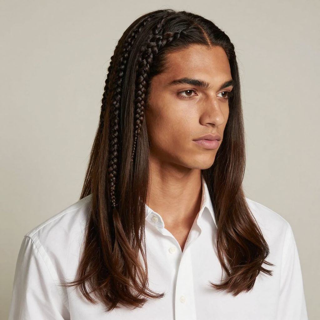 Side Swept Braids