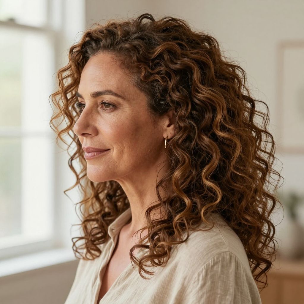 Effortless Curly Ponytail
