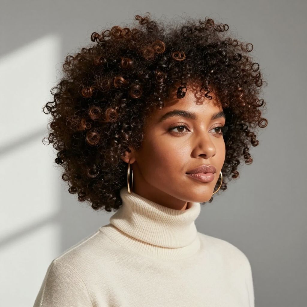 Afro with Defined Shape