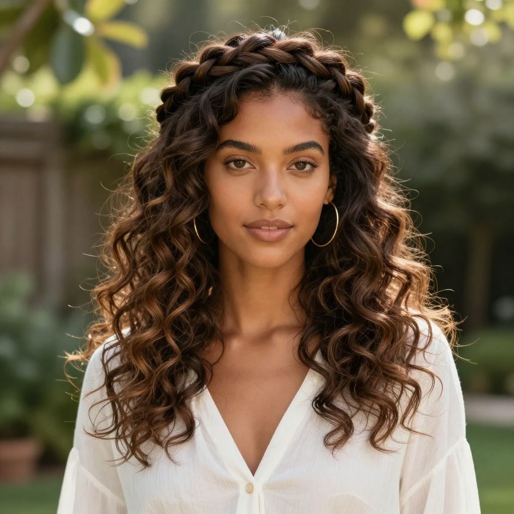 Braided Crown Halo