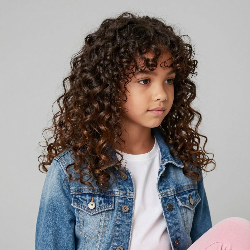 Curly Shag with Wispy Bangs