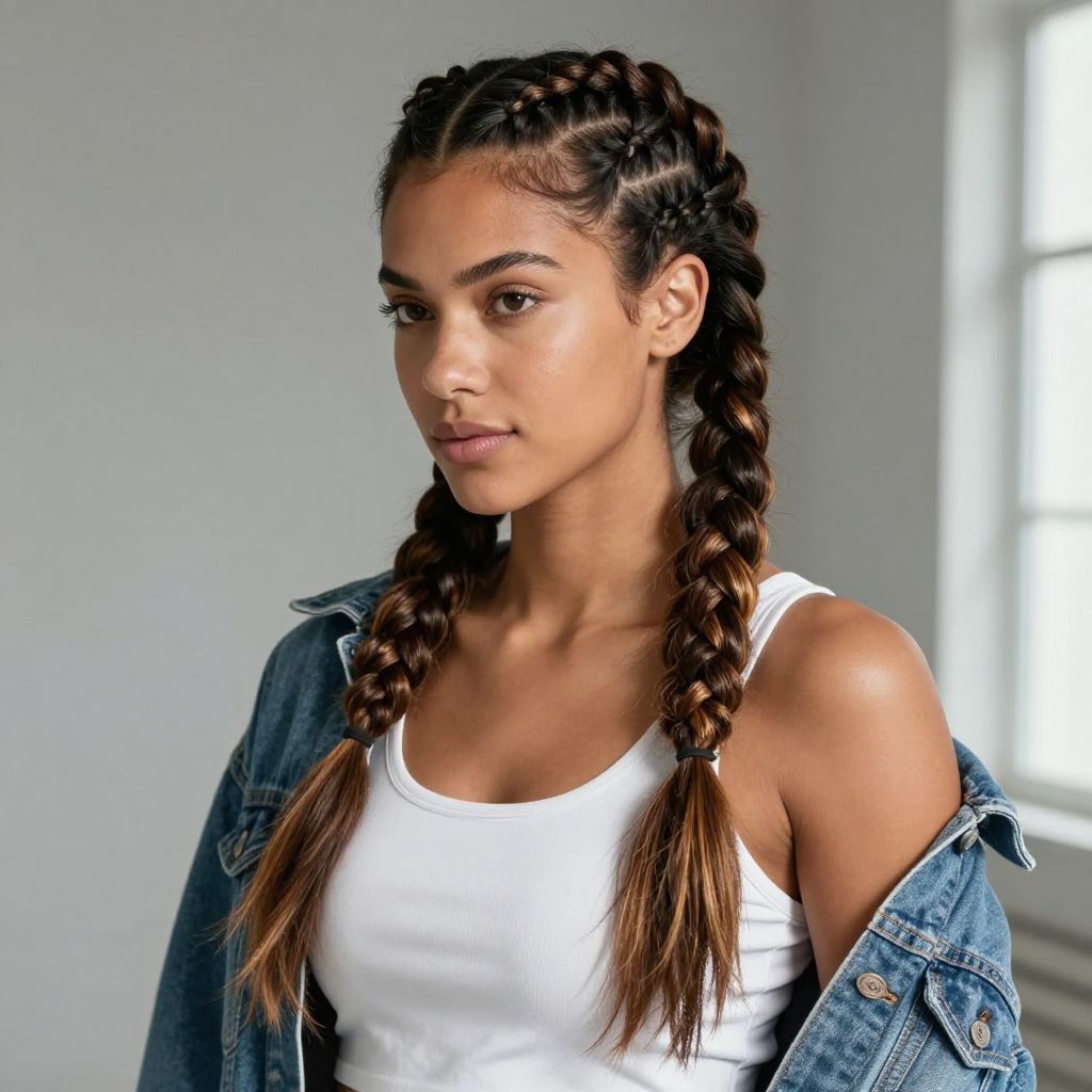 Double Dutch Braids