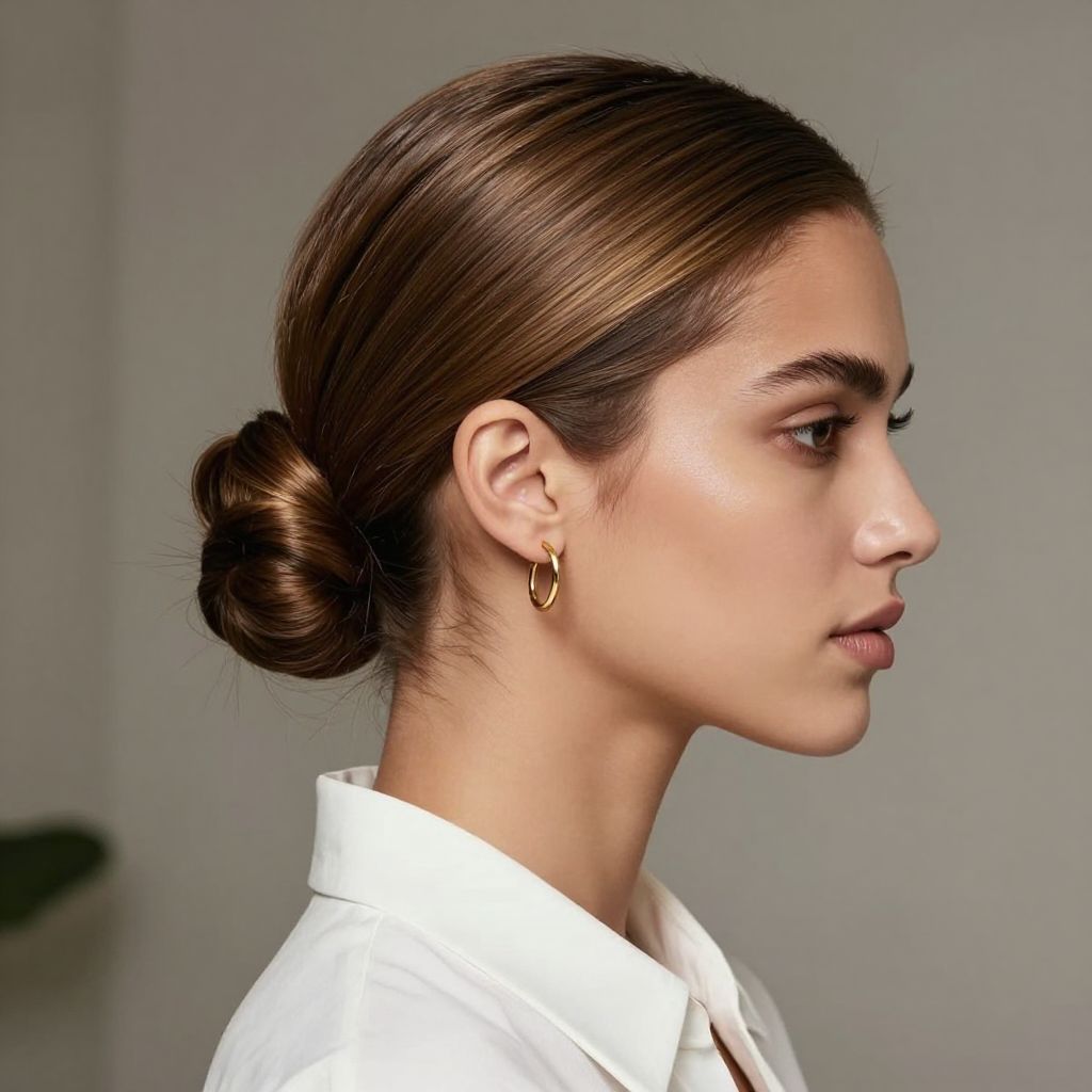 Sleek Low Bun