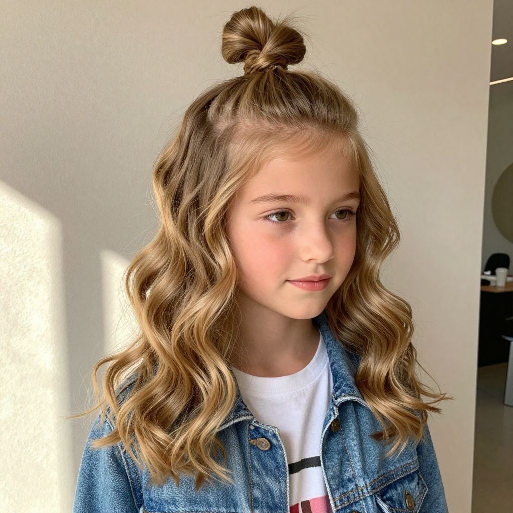 Half Up Top Knot