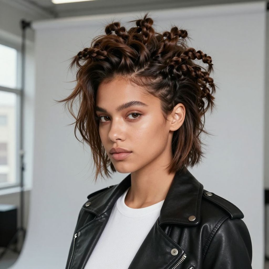 Twisted Faux Hawk