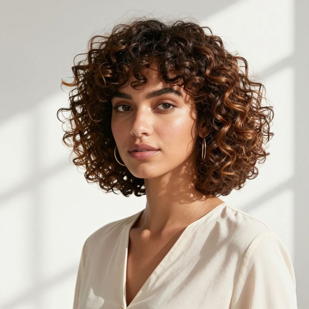 The Asymmetric Curly Bob