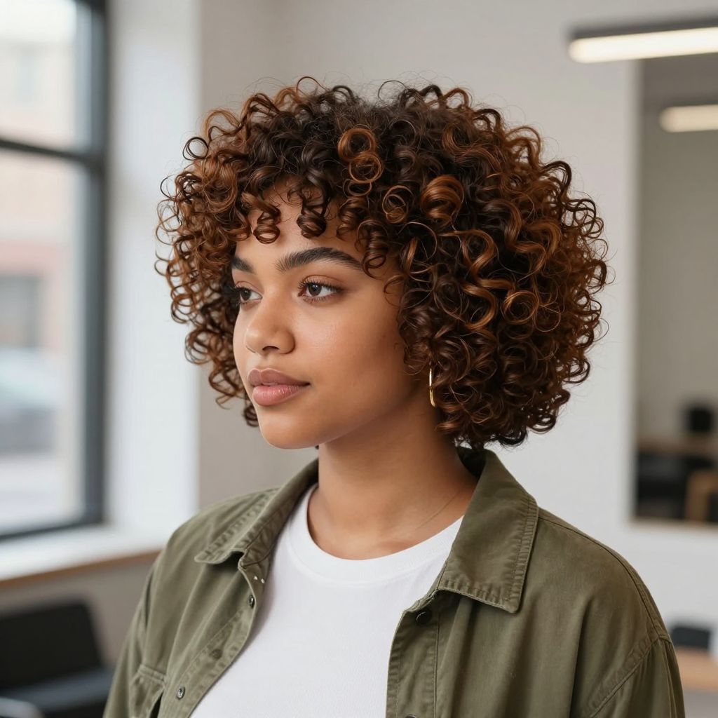 The Tapered Curly Cut