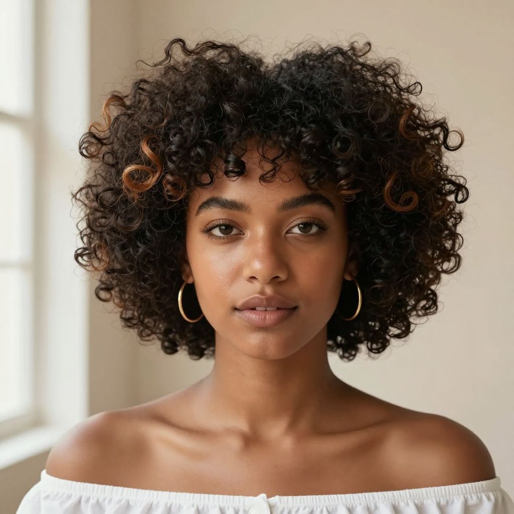 The Fluffy Afro Curl