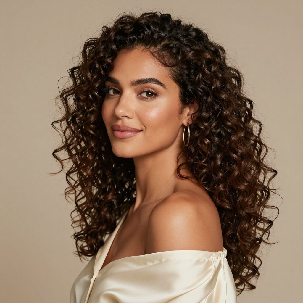 Voluminous Curly Updo