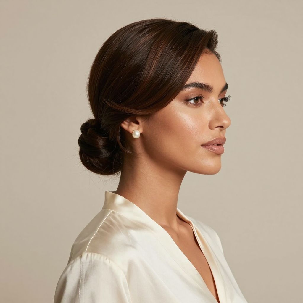 Sleek Low Chignon