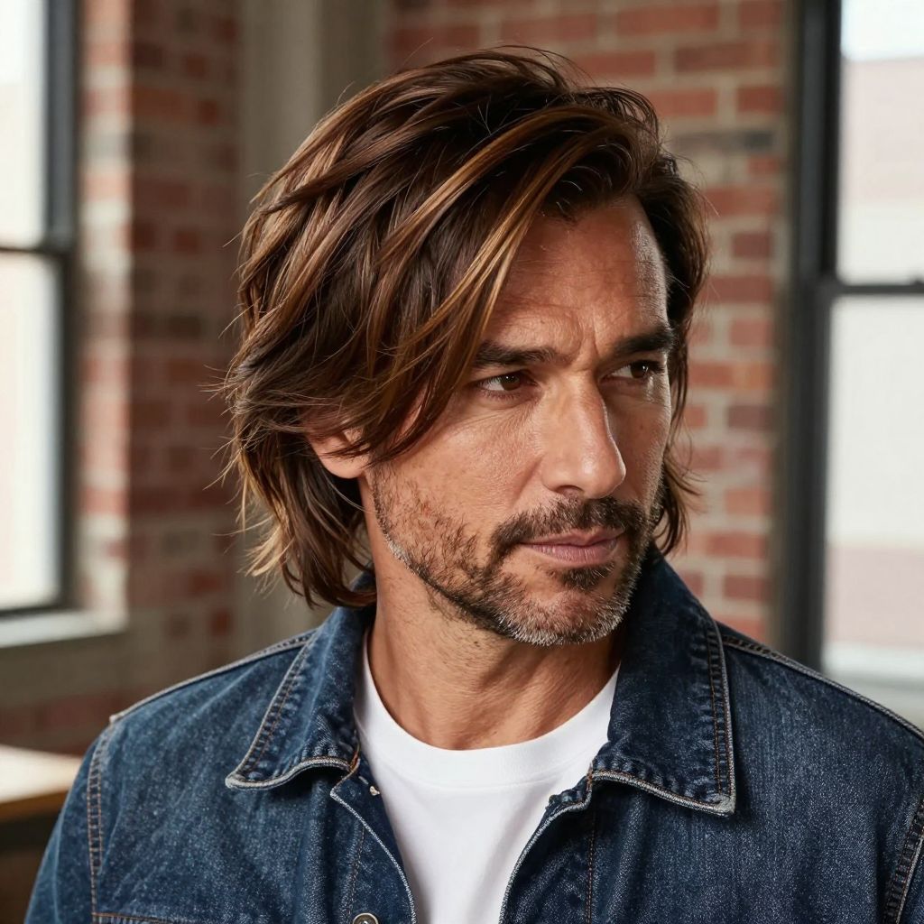 Side Swept Fringe with Undercut