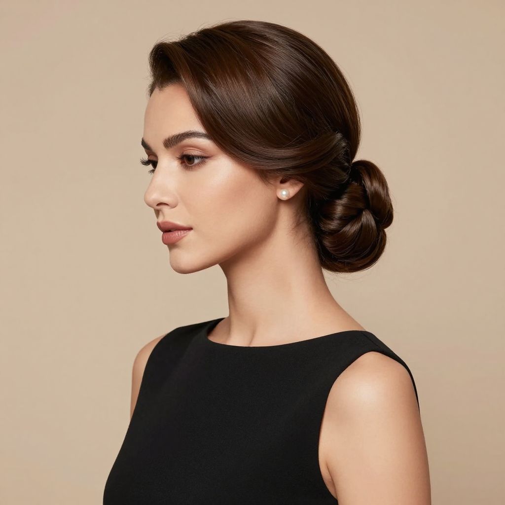 Sleek French Twist Pin Up