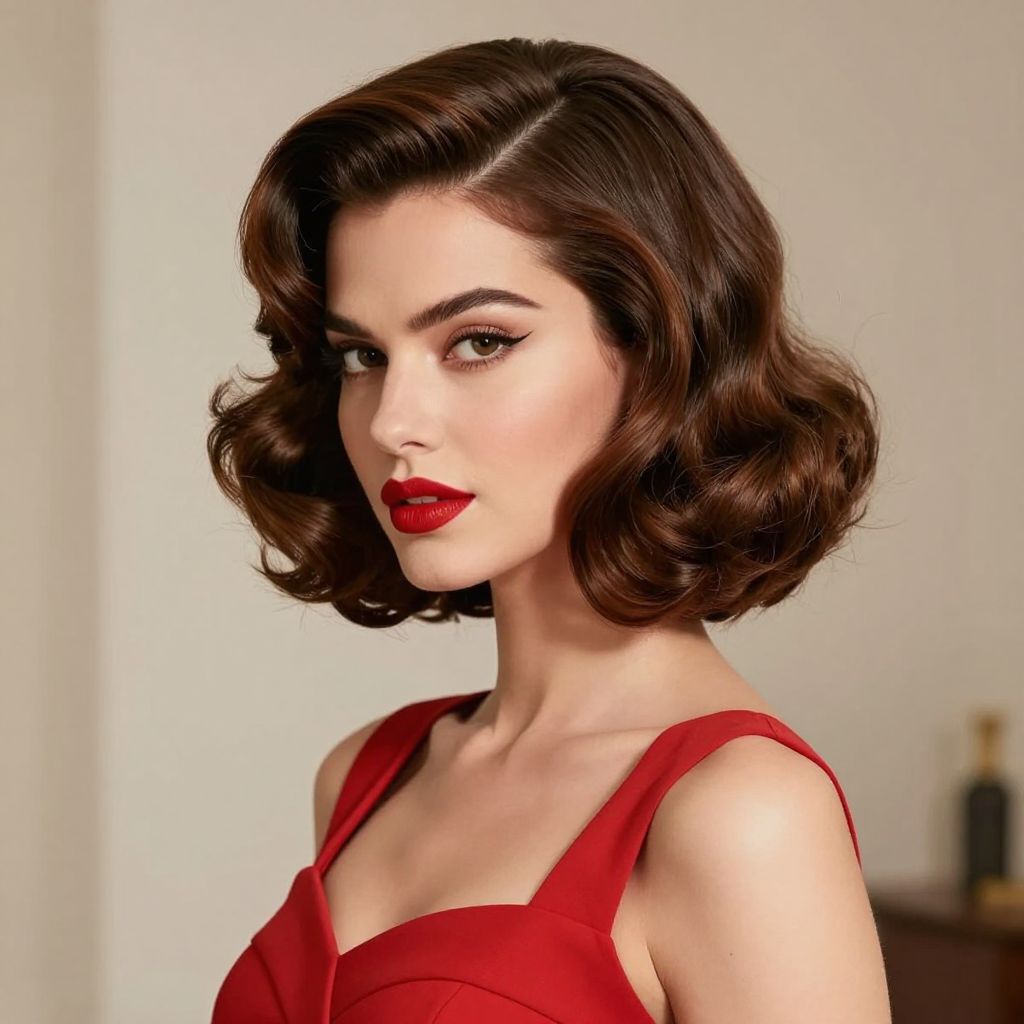 Retro Bob with Curls