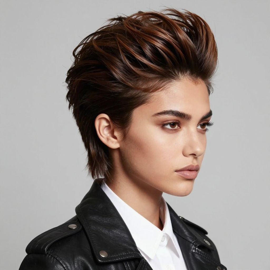 Classic Pompadour Flair