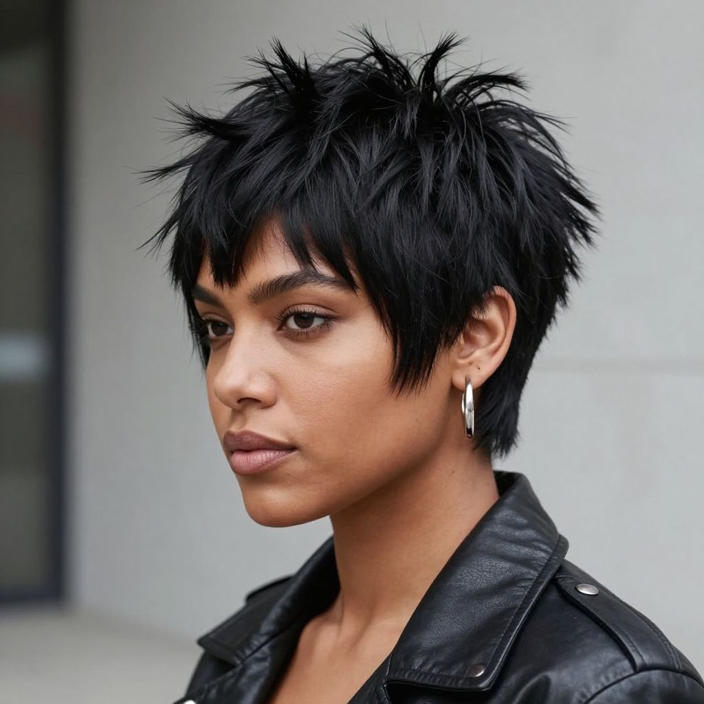 Bold Spiky Pixie