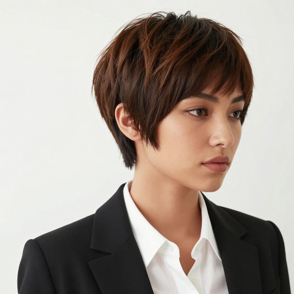 Clean Pixie Cut